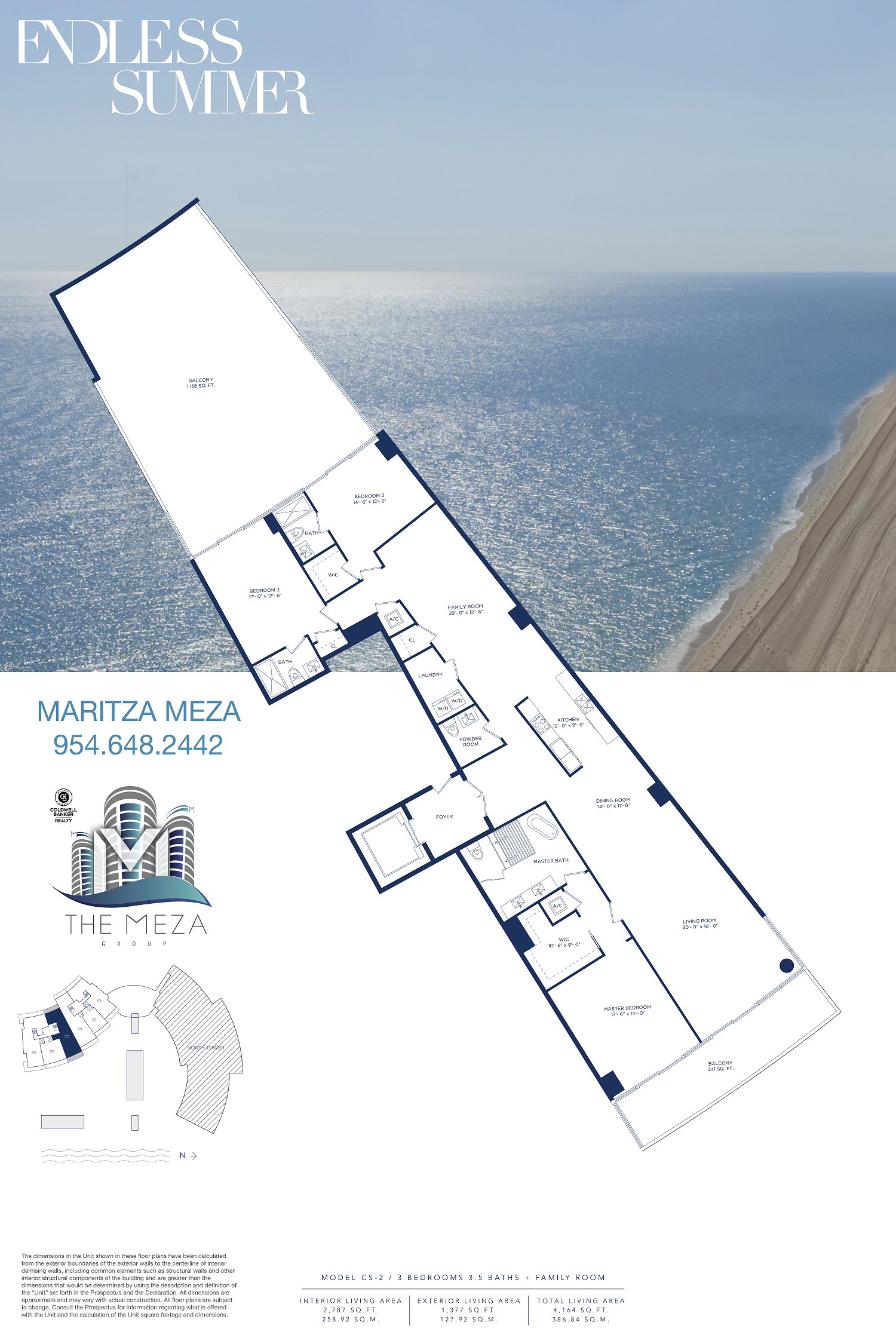 Auberge Beach Residences & Spa ‘Model CS2’ Floor Plan