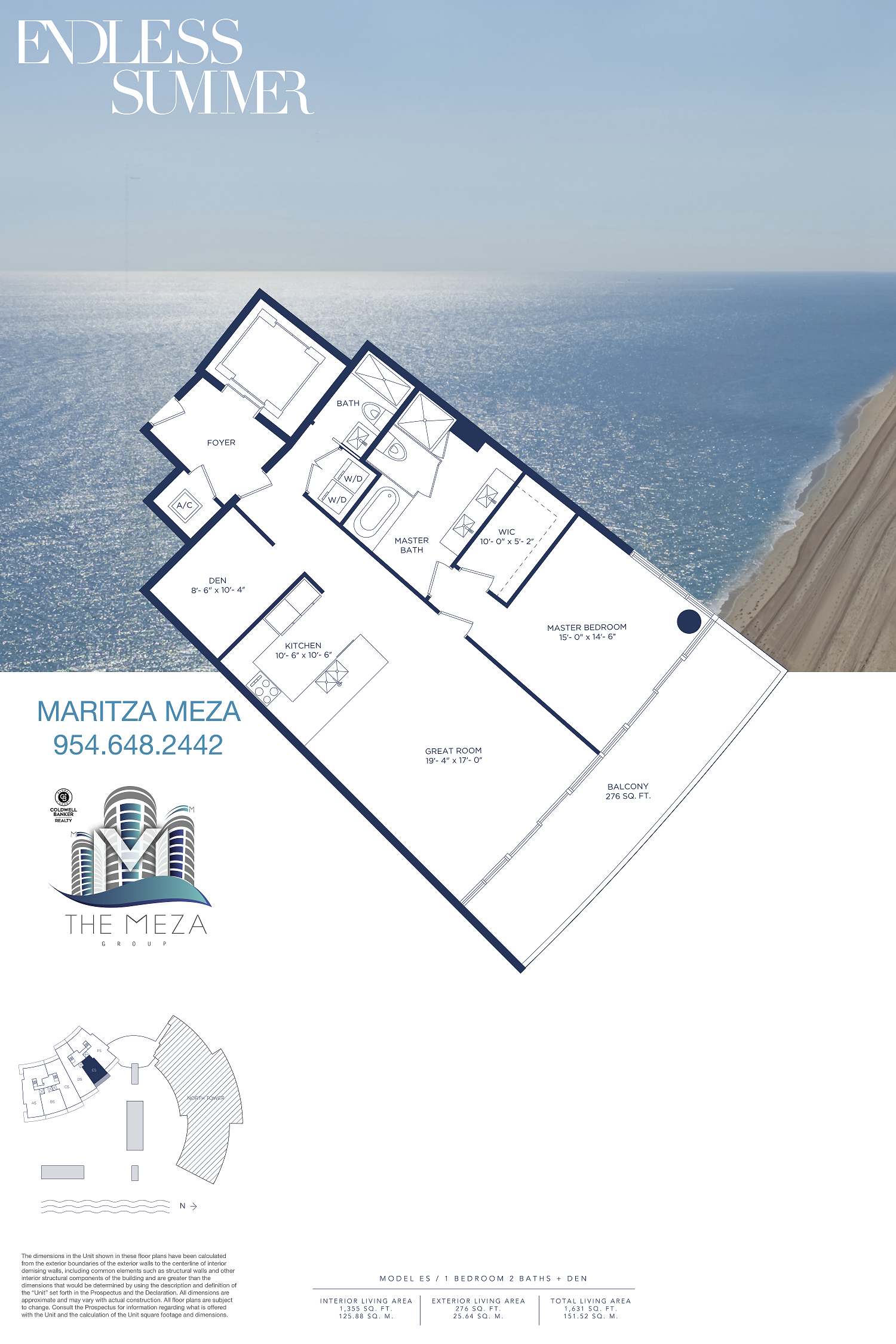 Auberge Beach Residences & Spa ‘Model ES’ Floor Plan