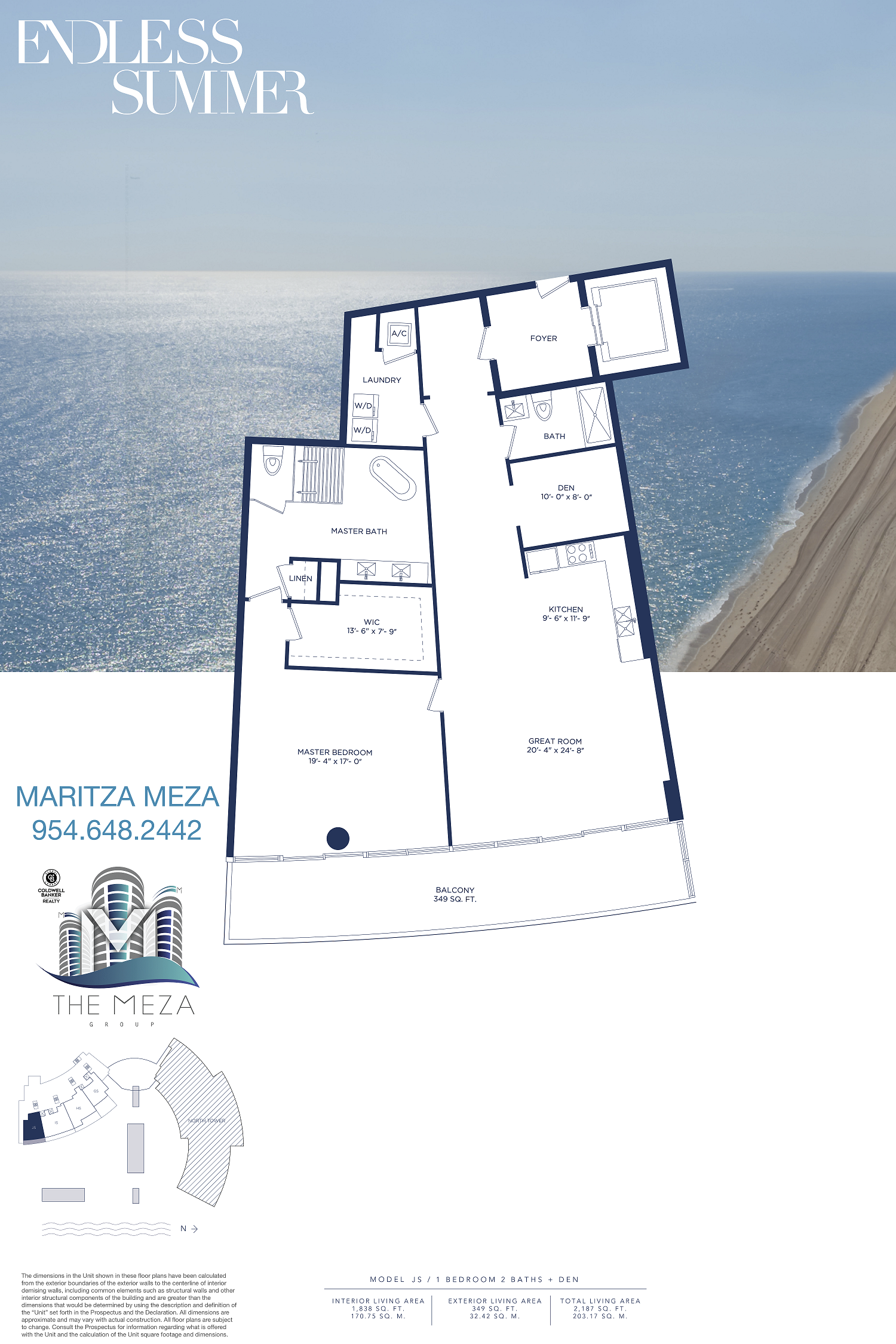 Auberge Beach Residences & Spa ‘Model JS’ Floor Plan