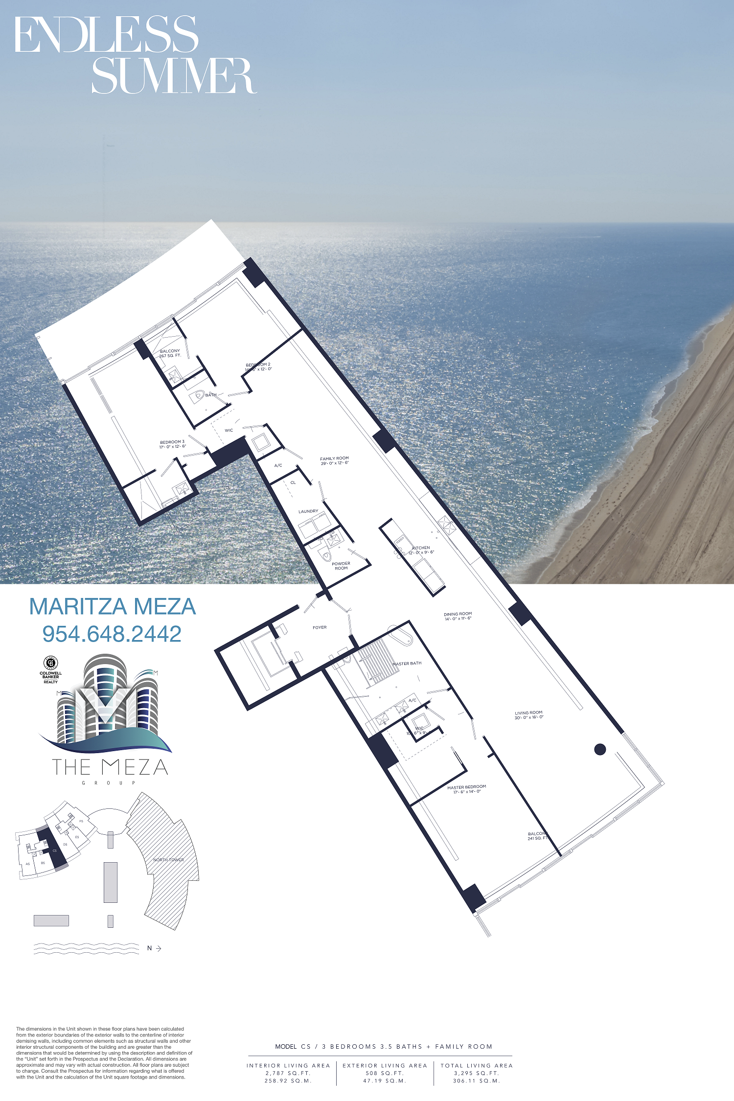 Auberge Beach Residences & Spa ‘Model CS’ Floor Plan